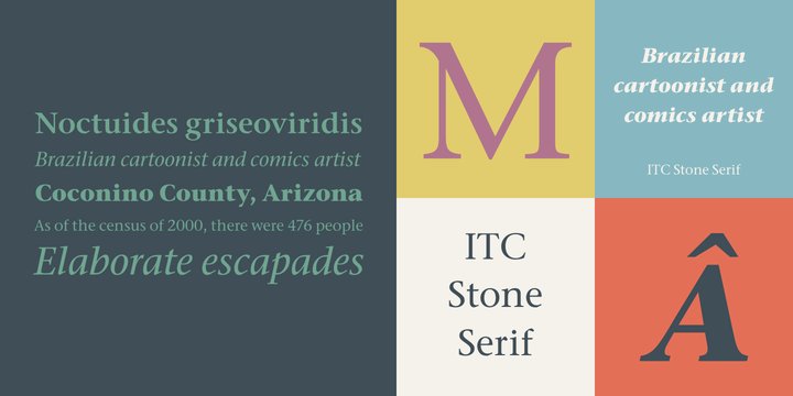 Font ITC Stone Serif